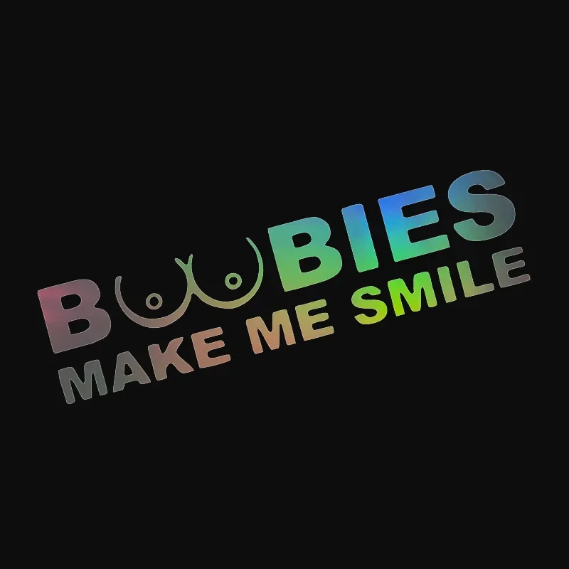 Laptop Accessories Ideas - Наклейка на автомобиль BOOBIES Make Me