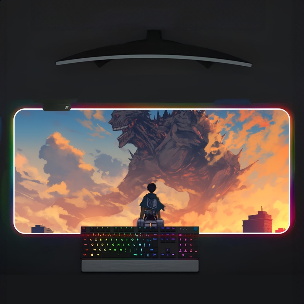 Laptop Accessories Rgb - Коврик для мыши «Атака Титанов» с