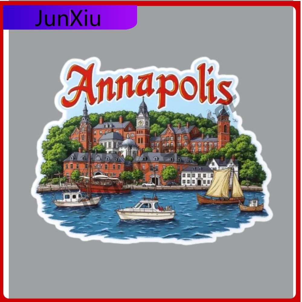 Laptop Accessories Logo - Наклейка для путешествий Annapolis Maryland, автомобильные