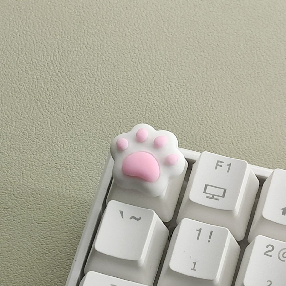 Laptop Accessories Cute - Милые кейкапы в виде кошачьих лапок