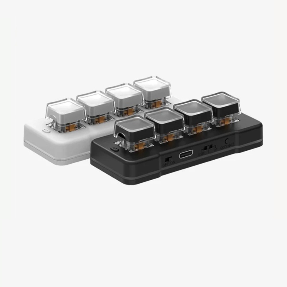 Laptop Accessories Productivity - MK424Pro 4-клавишная беспроводная мини-клавиатура, индивидуальный программируемый