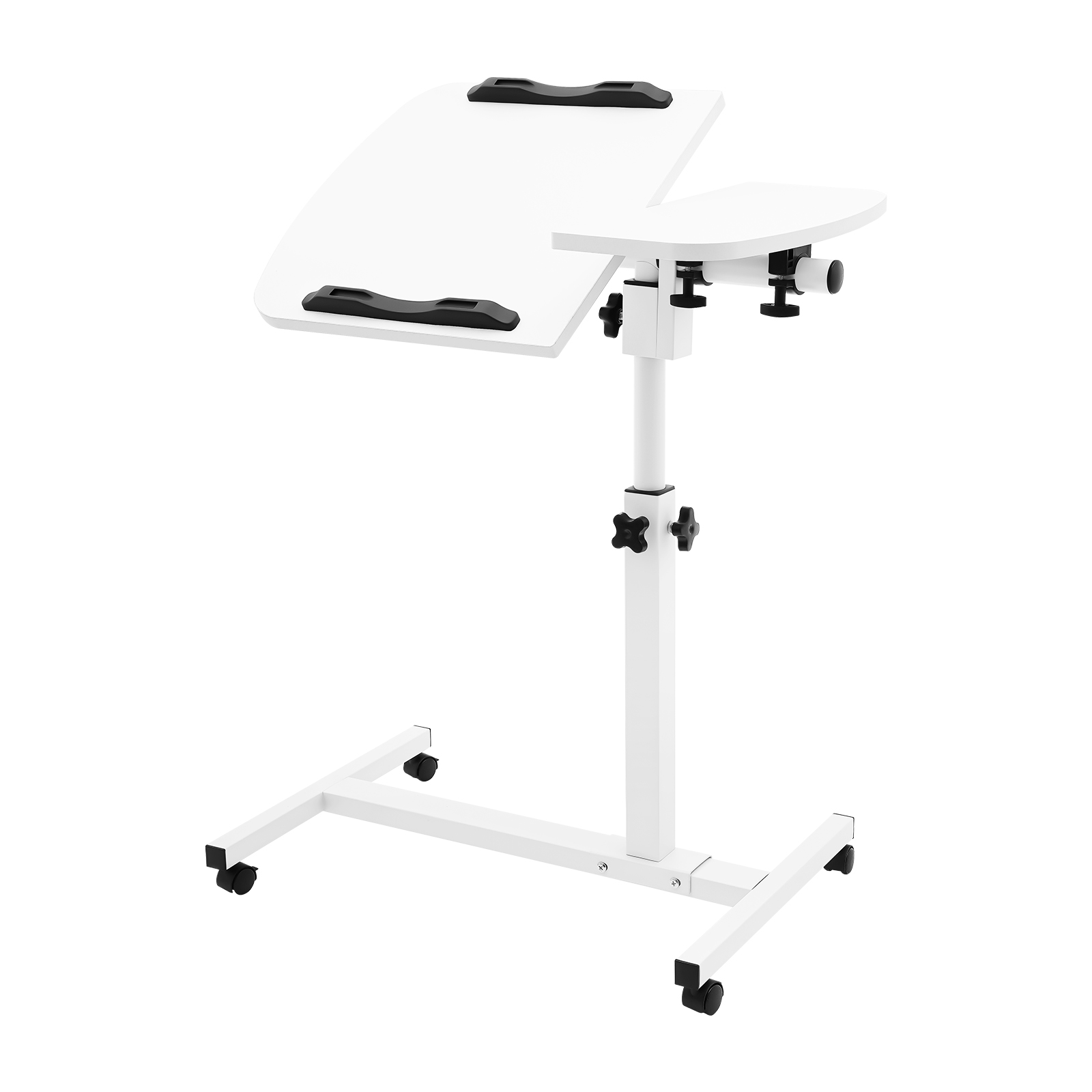 Laptop Accessories Officeworks - Регулируемая подставка-столик для ноутбука на колесиках,
