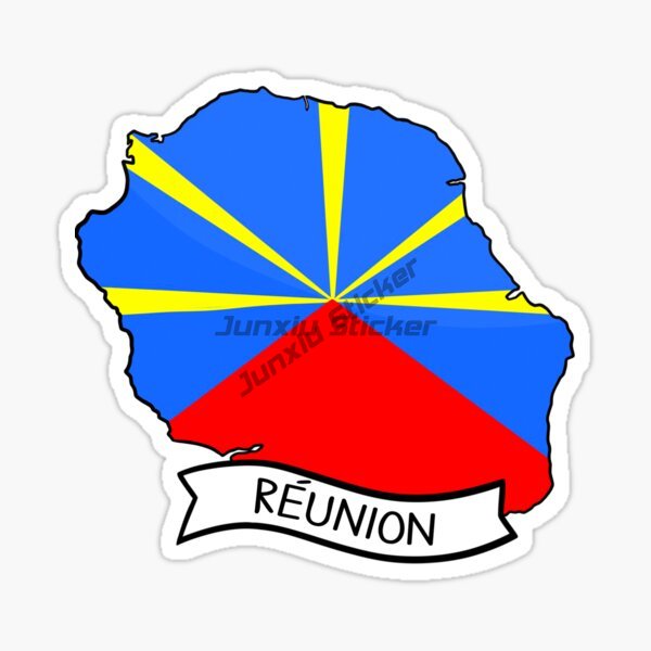 Наклейки с флагом острова Реюн – обзор и цена Laptop Accessories Logo