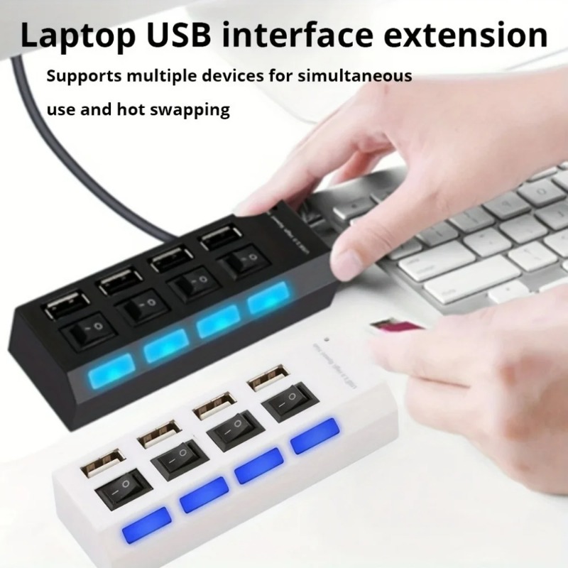 USB 2.0-хаб с 4/7 портами, ада – обзор и цена Laptop Accessories Productivity