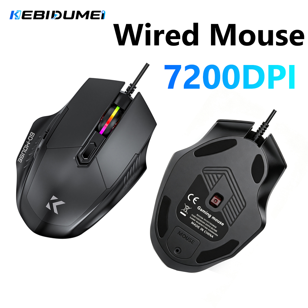 Проводная мышь KEBIDUMEI, 7200 – обзор и цена Laptop Accessories Rgb