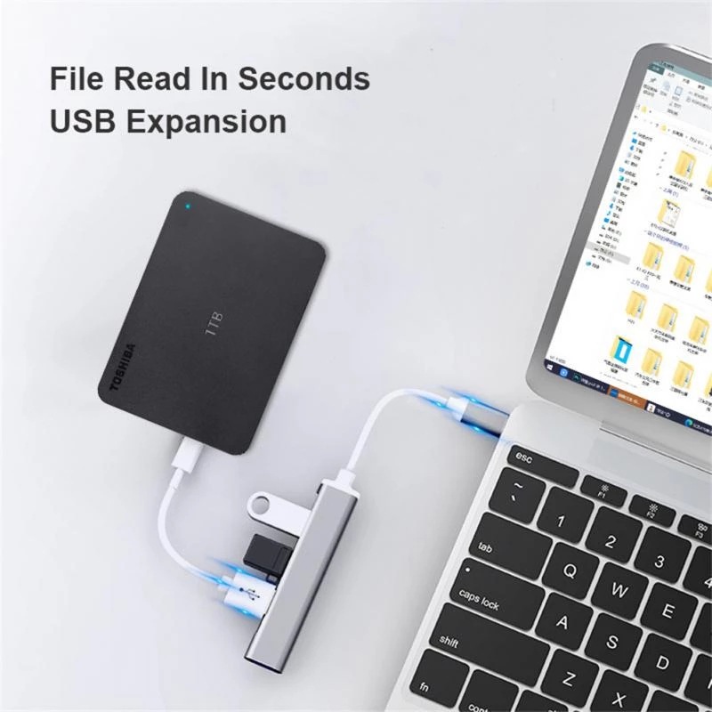 4-в-1 адаптер-хаб Type-C с 4 п – обзор и цена Laptop Accessories Productivity
