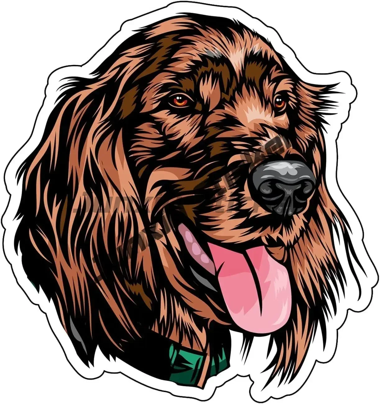 Виниловая наклейка Irish Sette – обзор и цена Laptop Accessories Logo