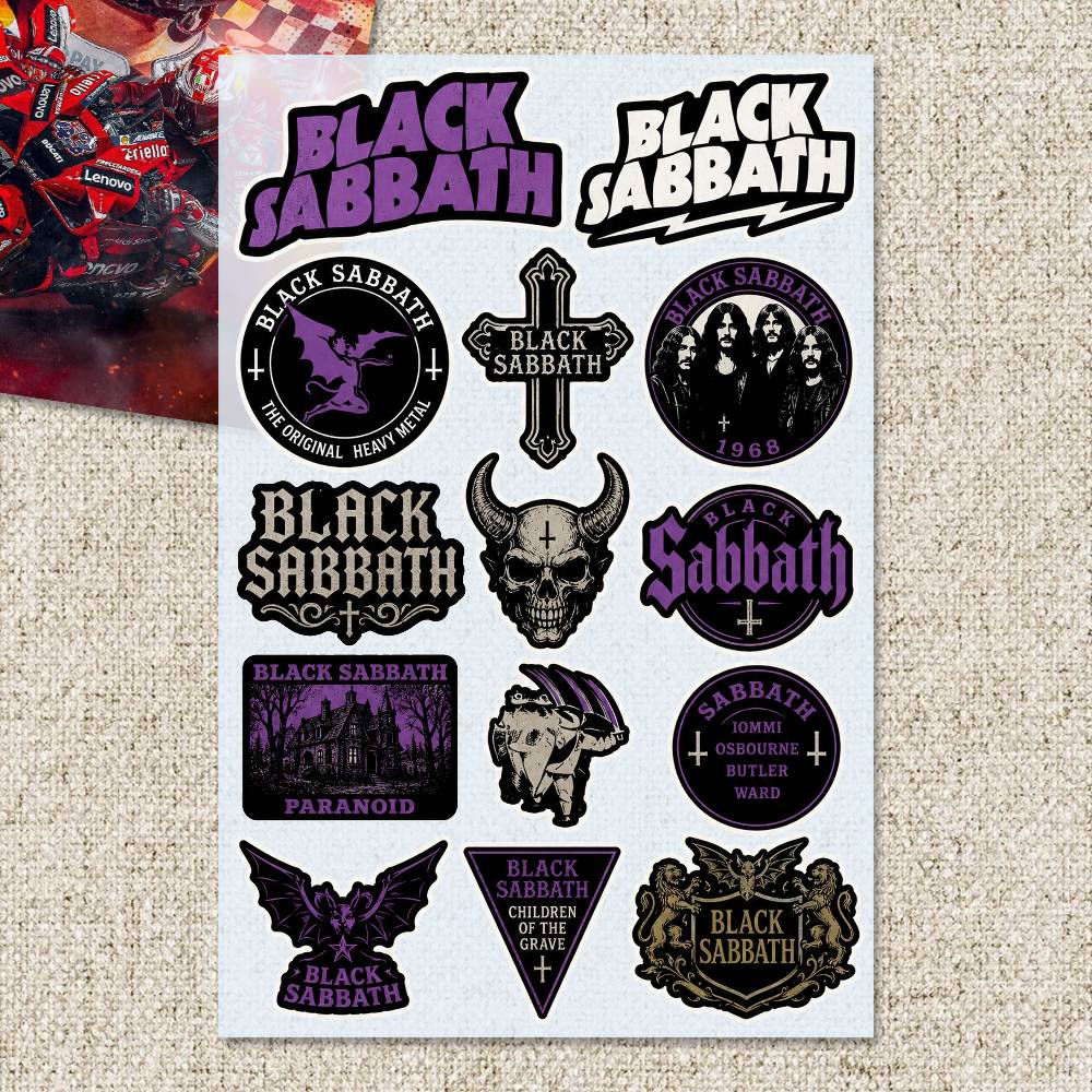 Наклейки B-LACK S-ABBATH: вини – обзор и цена Laptop Accessories Wallpaper