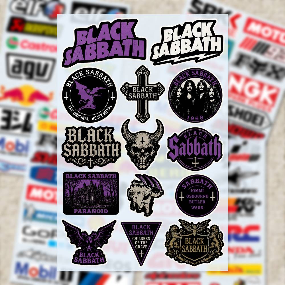 Наклейки B-LACK S-ABBATH: вини – обзор и цена Laptop Accessories Wallpaper