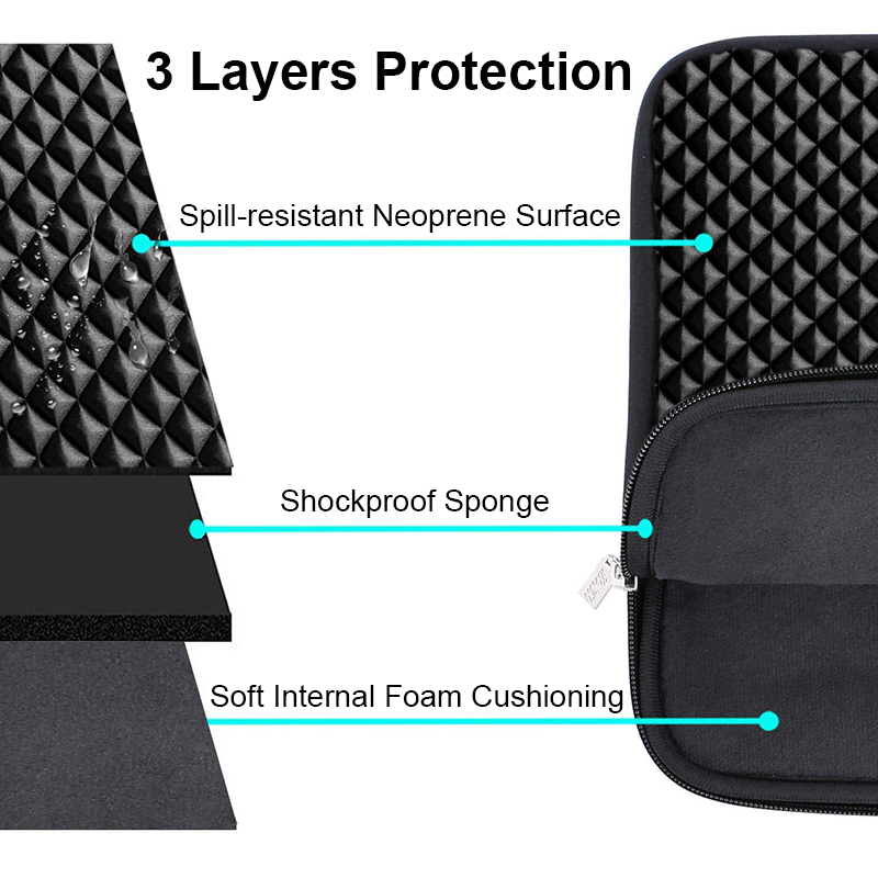 Черная сумка для ноутбука 11,  – обзор и цена Laptop Sleeve Neoprene