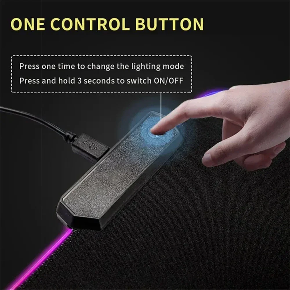 RGB светящийся настольный ковр – обзор и цена Laptop Accessories Rgb